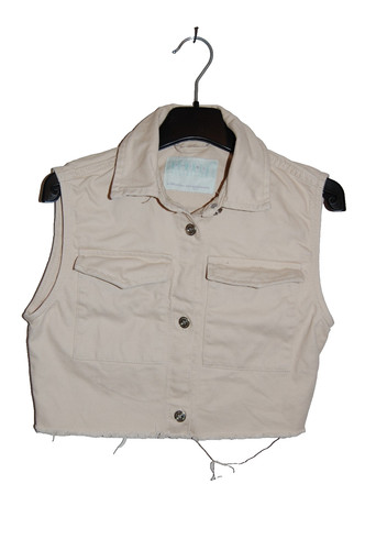 Amisu jeans weste - gr., jeans-weste