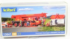 H0 Feuerwehr Kranwagen Liebherr LTM 1050/4 Bausatz Kibri 13041  neuw. OVP
