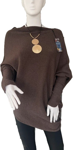 Asymmetrischer pullover mit - pullover,