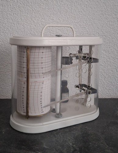 Mechanischer thermohygrograph - mechanischer, thermohygrograph/