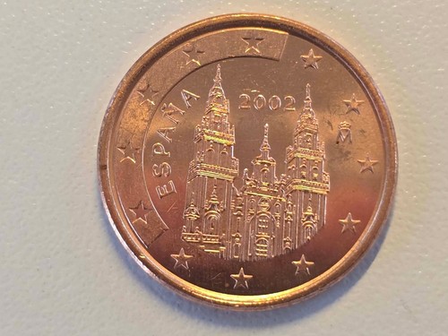 Spanien cent 2002 - 5, stg