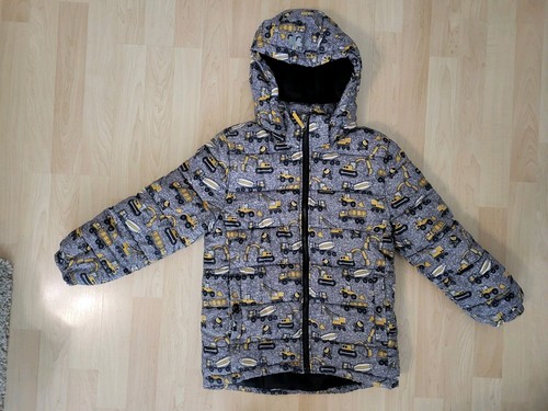 Wattierte winterjacke mit - winterjacke,