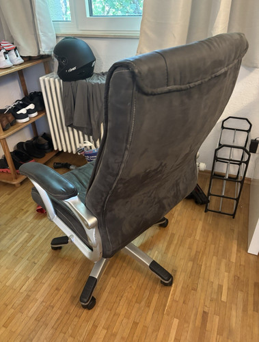 Büro drehstuhl aus - aus, leder