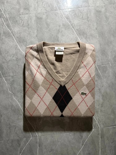 Lacoste neck pullover - v-neck,
