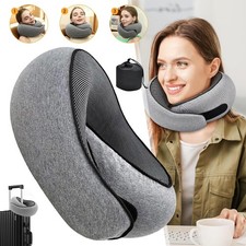 Nackenkissen Reisekissen 360° Nackenstütze Kopfkissen Tragbar Flug Schlafkissen