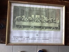 Bild Heiligenbild In Rahmen Andenken Heilige Kommunion Bild Nachlass 1943 