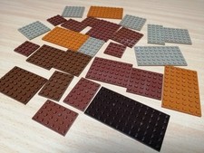 LEGO MINECRAFT Konvolut Platten / Bauplatten braun sand / Creator CITY Sammlung