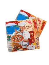 Pizzakarton Weiß Bäcker 36x36x4 cm E-Welle WTL120/FL100/WKL120 Großhandel Stabil