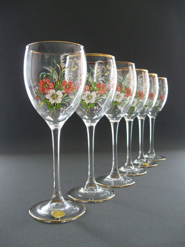 Sechs retro vintage emaille - sechs, /
