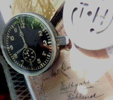 Orig. Wk 2 Borduhr J 30D  7cm Junghans 8 Tage Werk Cockpit  1939  Luftwaffe WW2