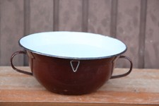 Alte Emaille Waschschüssel 