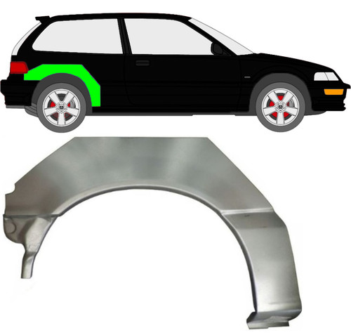 Radlauf für honda civic - honda, 1987