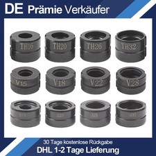 4Stücke Pressbacken für Presszange Rohrpresszange U V TH Kontur Crimpeinsätze DE