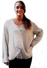 Damenbluse in Natur SARAH