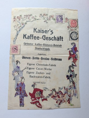 Kaffee werbung japanpapier - werbung,