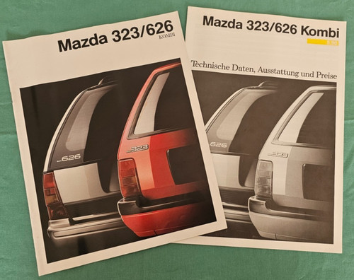 Mazda 323 626 - kombi, prospekt