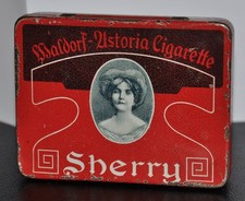 20-er  Sherry    Waldorf-Astoria-Cigarette   Lady cigarettes tin  Zigarettendose