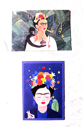 Postkarte frida kahlo 2 - postkarte, /