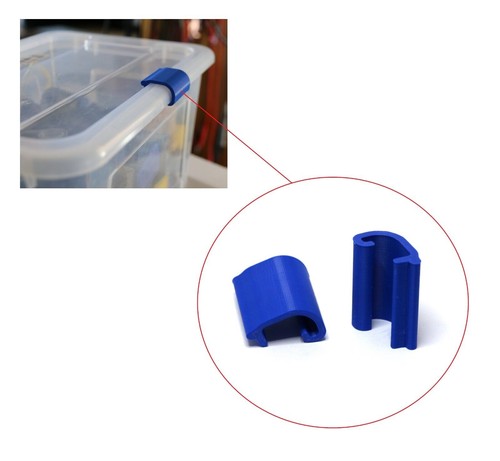 Stück blau clip lock ersatz - blau,