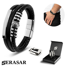 SERASAR, Herren Lederarmband