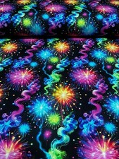 French Terry Feuerwerk Raketen