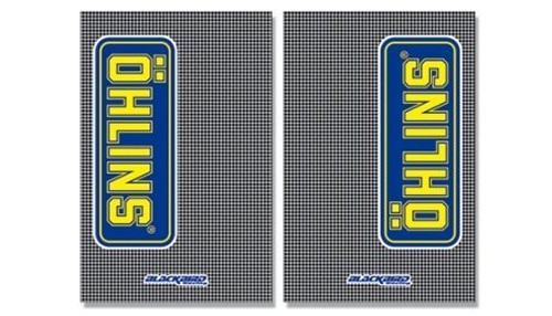 öhlins gabel aufkleber carbon - aufkleber,