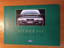 Original Prospekt Ford Sierra 4x4 cosworth Automobilia KFZ Oldtimer Youngtimer 1