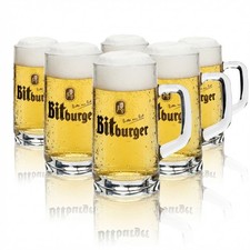 6x Bitburger Bier Glas 0,3l