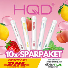 10x HQD HOOVA+ Sparpaket I Einweg E-Zigarette 18mg Nikotin Versandkostenfrei