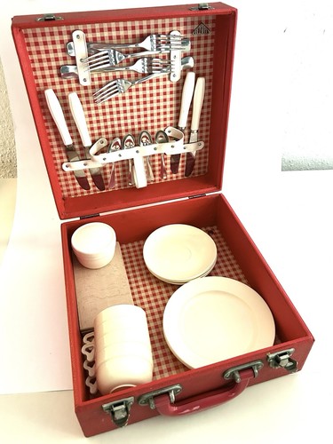 Vintage picknickkorb 60er 70er - vintage,
