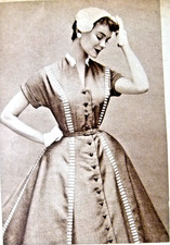 altes Modeheft von 1954 mit