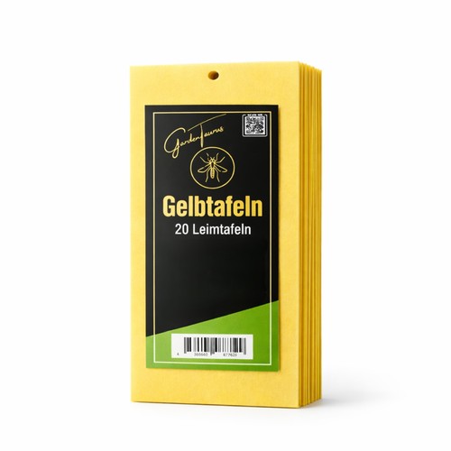 Leimtafeln gelb 25x10cm - gelb,