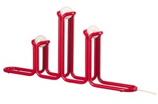 IKEA Gustaf Westman Strala Kerzenständer LED Metall Rot Vinterfint I NEU