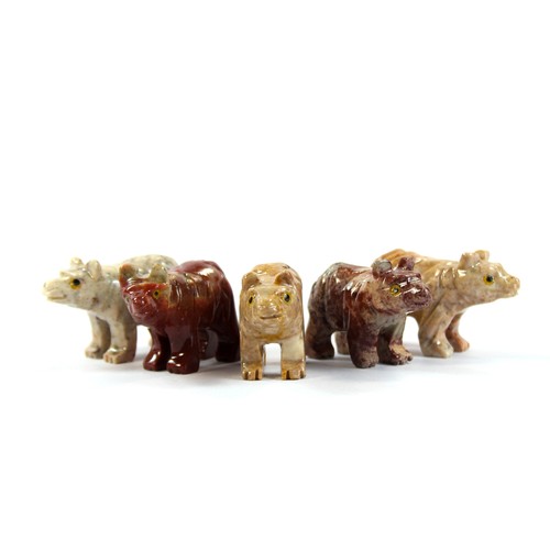 Steinfigur bär lars edelstein - steinfigur,