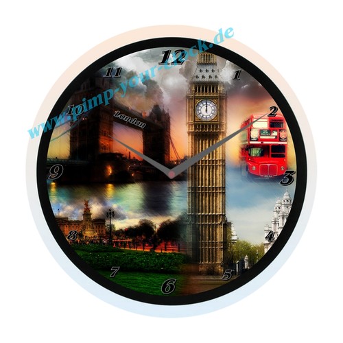 Mega wanduhr london england - mega,