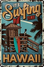 Schild Blech Hawaii -Made in