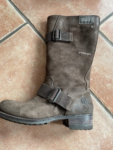 Star raw bikerstiefel leder - g-star,