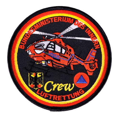 Aufnäher bmi luftrettung crew - aufnäher,