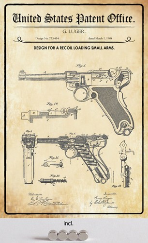 Blechschild 20x30 patent - 20x30, us