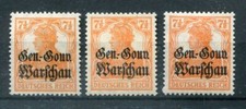 Polen 9a,b,c tadellos ** MNH