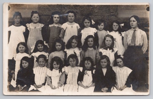 Rppc schulmädchen klasse - rppc,