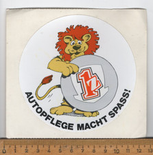 alter Aufkleber : Autopflege macht Spaß  *1 z (80er Jahre)