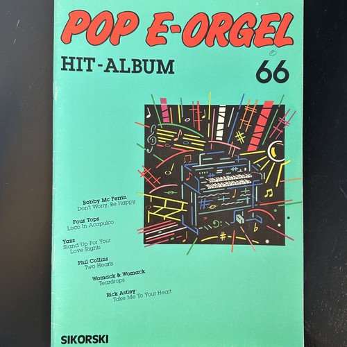 Noten pop orgel - pop, e-orgel