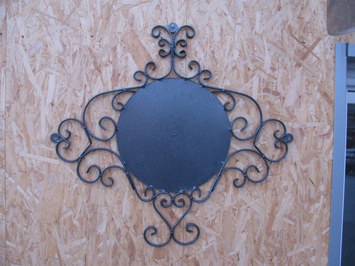 Hausnummer rund schild - hausnummer,, rund,