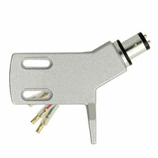 THAKKER CHS-13 - abgewinkeltes Aluminium Headshell - Silber | für gerade Tonarme