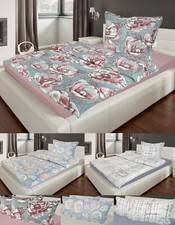 Bettwäsche Winter Biber Feinbiber Baumwolle 135x200 155x220 + 80x80 cm 2er 40x80