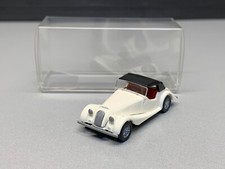 Morgan Plus 8 Cabrio Cabriolet Roadster offen Oldtimer weiss PKW Busch H0 1:87