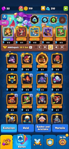 Rush royale account 1000krit - rush,
