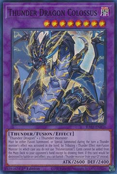 Yugioh thunder dragon colossus - dragon,