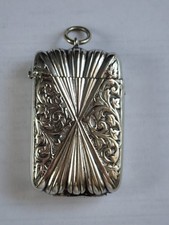 Toller antiker Streichholzbehälter echt Silber Streichholzetui um 1910